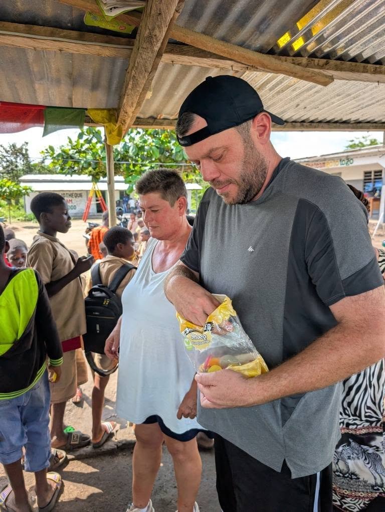 Distribution de bonbons