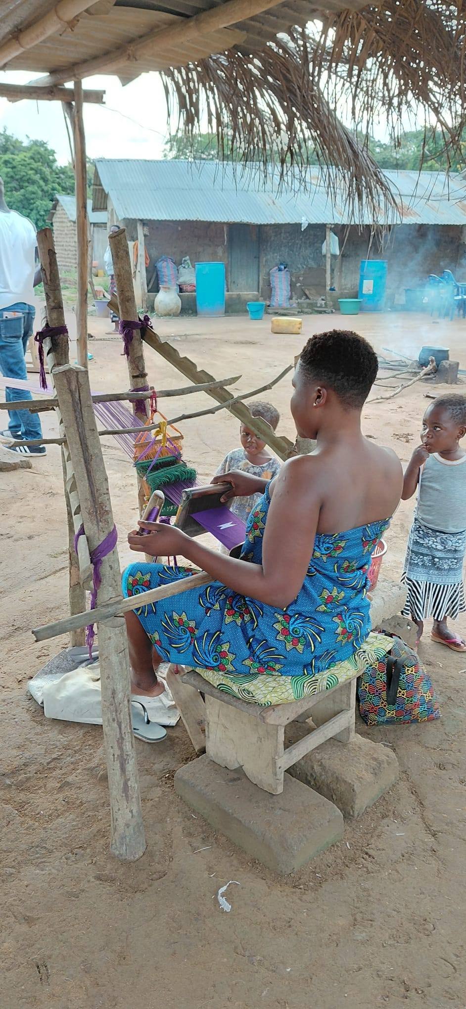 Vie locale – tissage traditionnel