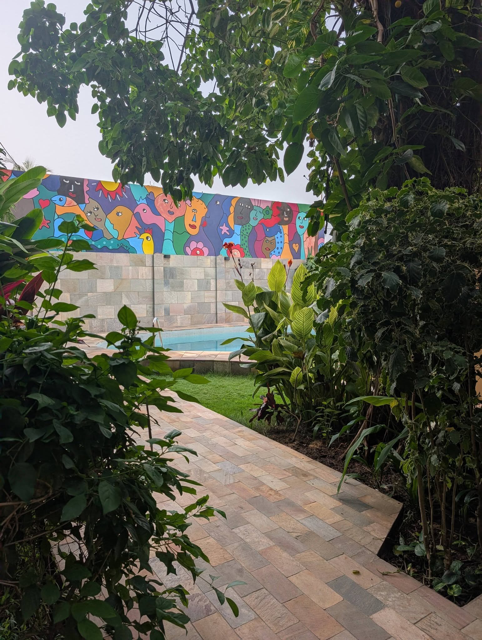 Espace piscine et nature